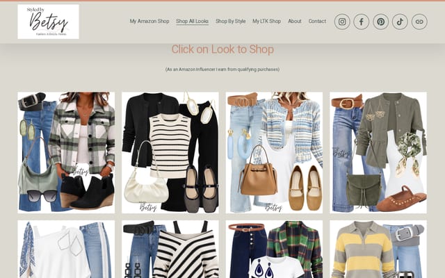 Screenshot of betsyboosboutique.com