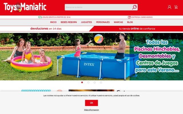 Screenshot of toysmaniatic.com