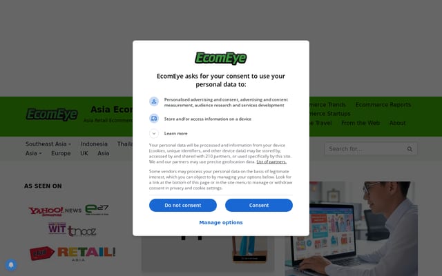 Screenshot of ecomeye.com
