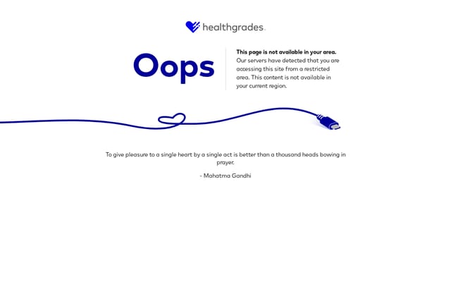 Screenshot of healthgrades.com