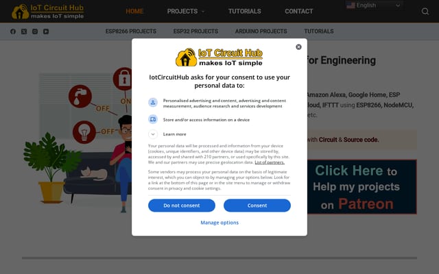 Screenshot of iotcircuithub.com