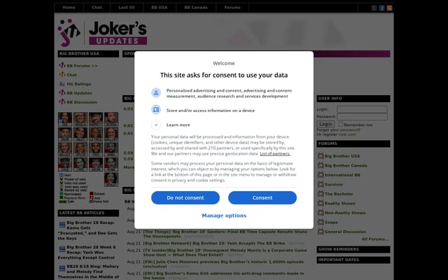 Screenshot of jokersupdates.com