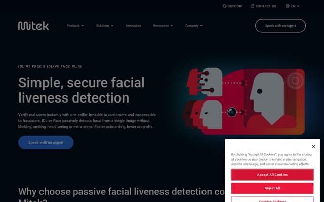 Screenshot of idrnd.ai