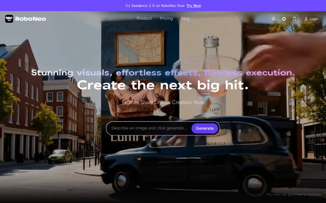 Screenshot of roboneo.com