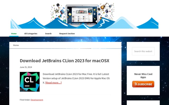 Screenshot of oceanofdmg.com