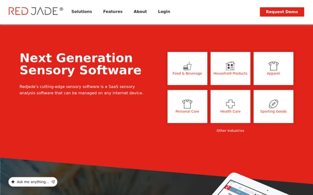 Screenshot of redjade.net