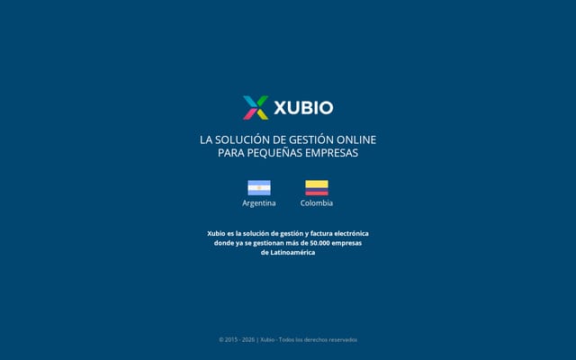 Screenshot of xubio.com