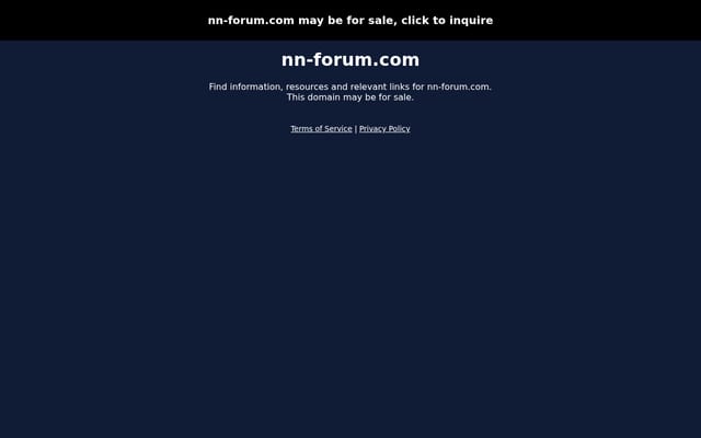 Screenshot of nn-forum.com
