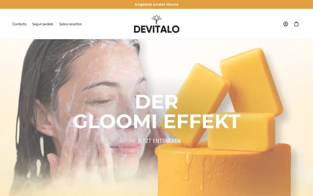 Screenshot of devitalo.de