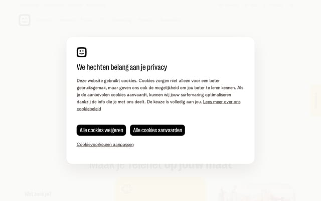 Screenshot of telenet.be