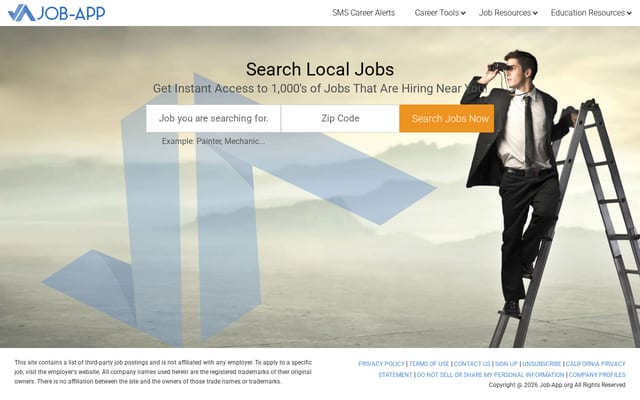 Screenshot of job-app.org