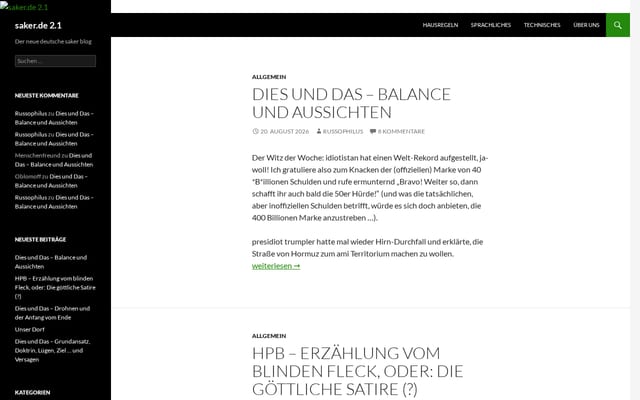 Screenshot of vineyardsaker.de