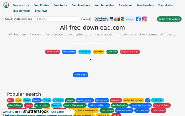 Screenshot of all-free-download.com