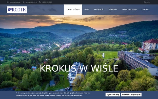 Screenshot of kcotr.pl