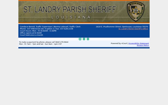 Screenshot of stlandrysopay.com