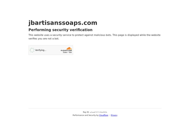 Screenshot of jbartisanssoaps.com