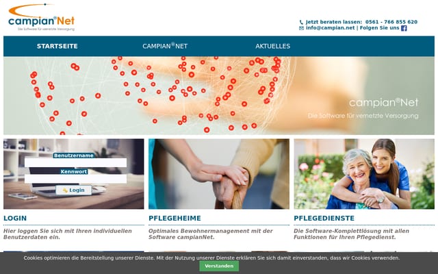 Screenshot of campian.net