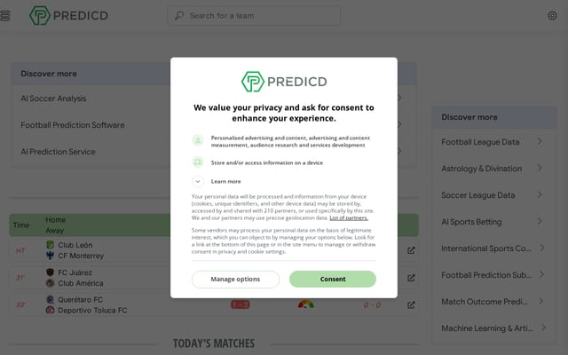 Screenshot of predicd.com
