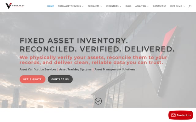 Screenshot of verasset.com