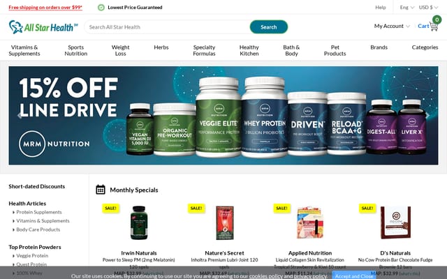 Screenshot of allstarhealth.com