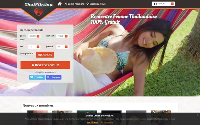 Screenshot of thaiflirting.com