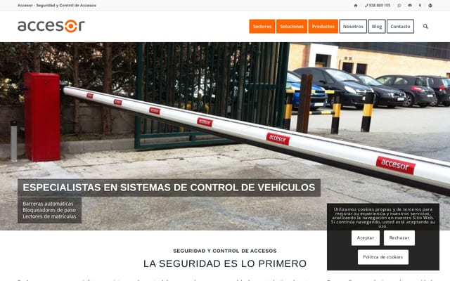 Screenshot of accesor.com