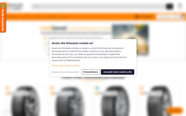 Screenshot of anvelopejantepromotii.ro