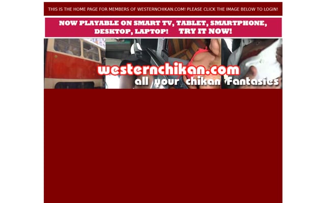 Screenshot of western-chikan.com