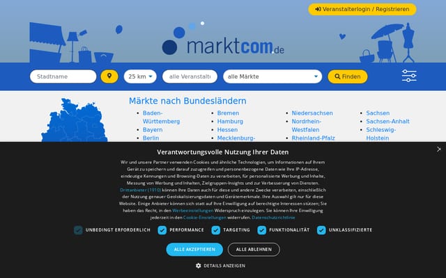 Screenshot of marktcom.de