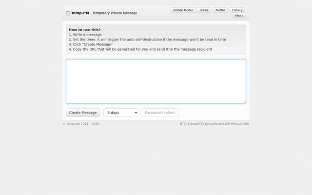 Screenshot of temp.pm