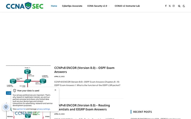 Screenshot of ccnasec.com