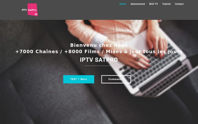 Screenshot of iptv-satpro.com