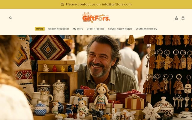 Screenshot of giftfors.com