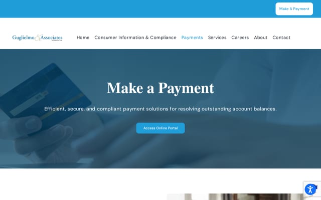 Screenshot of payguglielmo.com