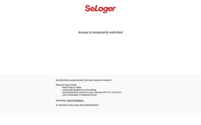 Screenshot of seloger.com