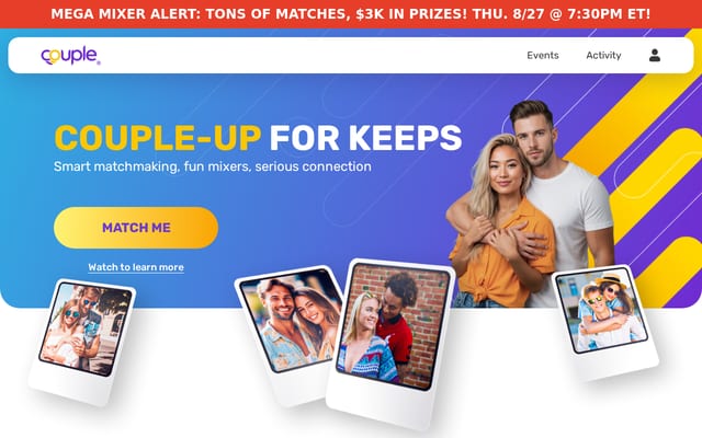 Screenshot of couple.com