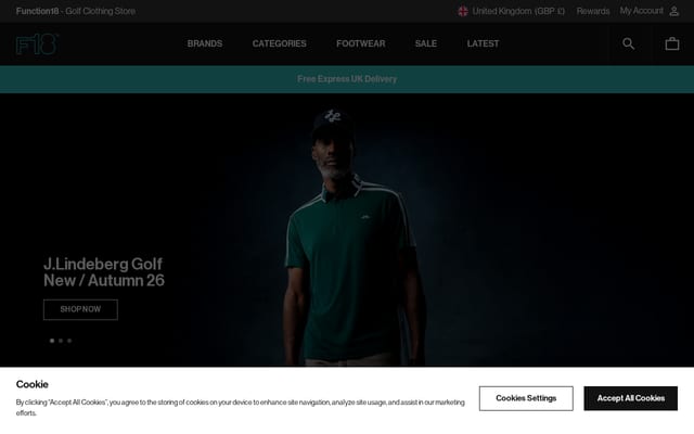 Screenshot of function18.com