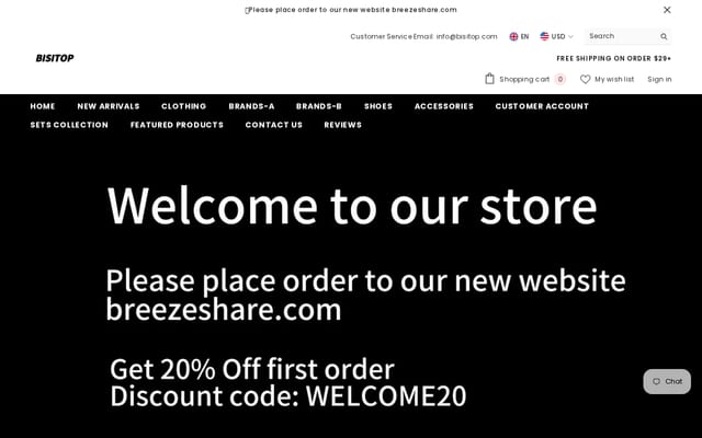 Screenshot of bisitop.com