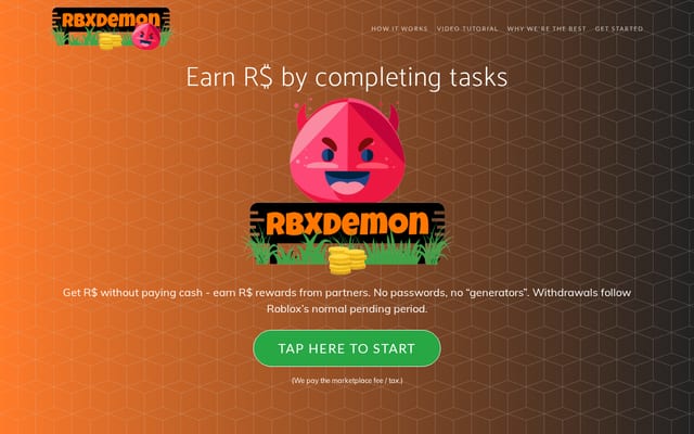 Screenshot of rbxdemon.com