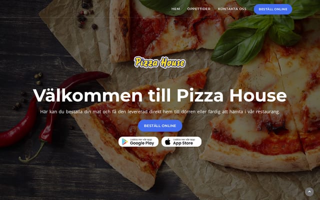 Screenshot of pizzahouseosd.se