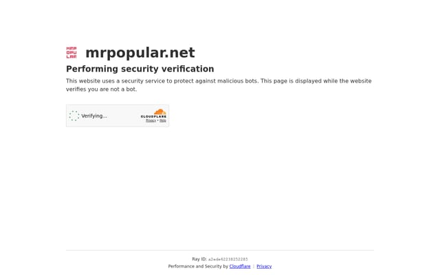 Screenshot of mrpopular.net