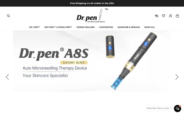 Screenshot of drpenonline.com