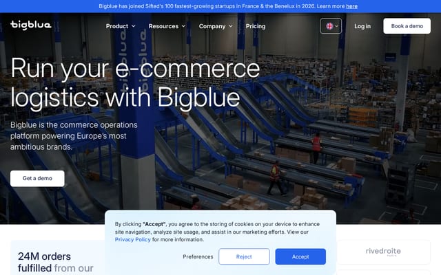 Screenshot of bigblue.co