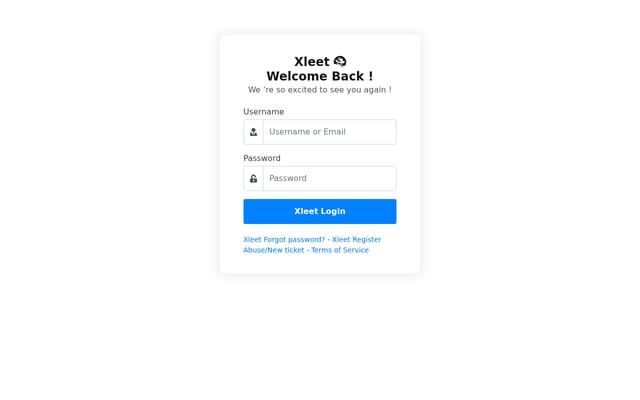 Screenshot of xleet.in