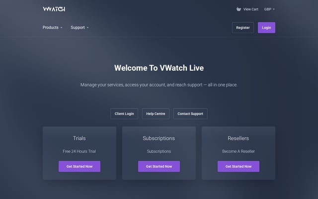 Screenshot of vwatch.live