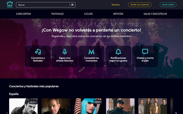 Screenshot of wegow.com