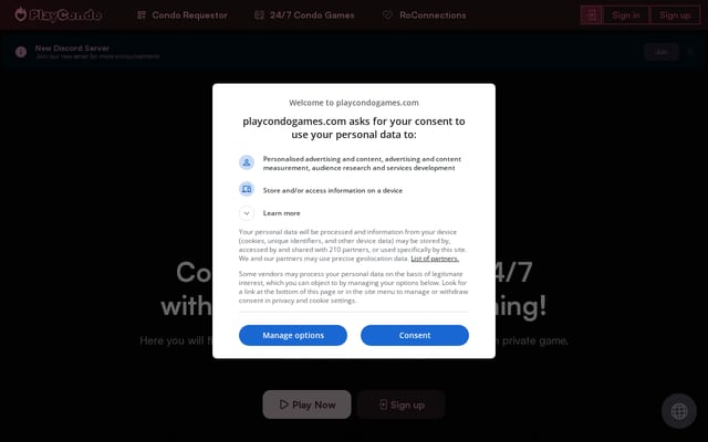 Screenshot of playcondogames.com
