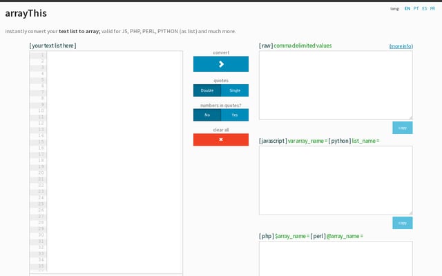 Screenshot of arraythis.com