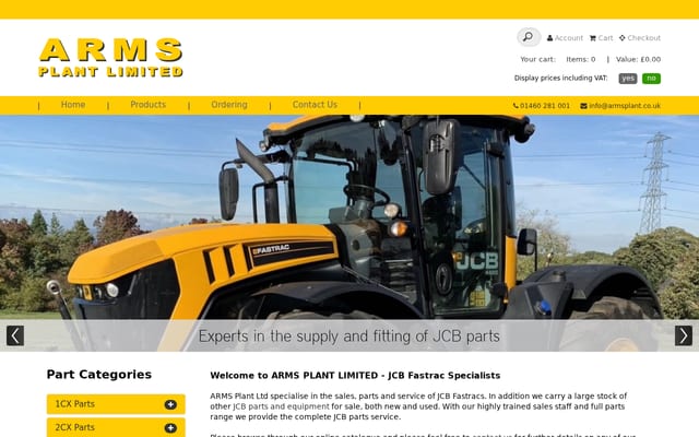 Screenshot of armsplant.co.uk
