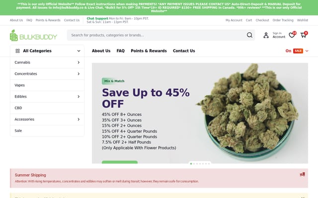 Screenshot of bulkbuddy.co
